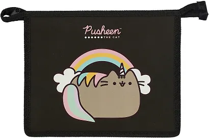 Папка для тетрадей А5 "Pusheen" 23*19*5, 1отд., пластик, молния сверху, инд.уп. - фото 4