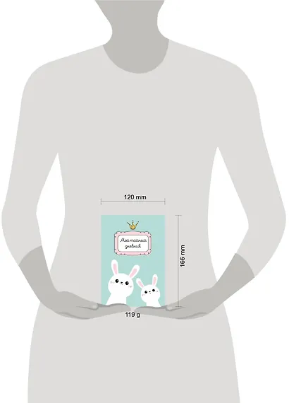 Дневничок для девочек А6 48л "Мой тайный дневник. Мятный с крольчатами" спираль - фото 3