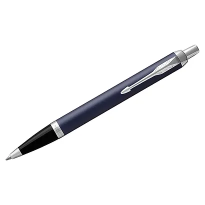 Ручка шариковая Parker, IM Matte Blue CT, подарочная синяя - фото 9