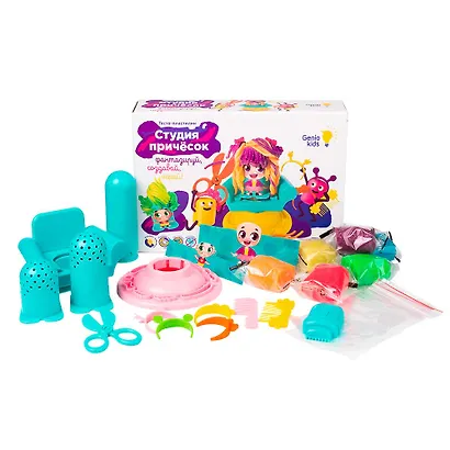 Набор для детской лепки "Студия причесок" - фото 2