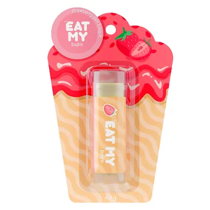 Бальзам для губ Бисквит с клубничным джемом (4,8г) (Eat My) (577062) - фото 1