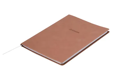 Дневник шк. "Block", коричневый, иск.кожа, интегр.переплёт, блинт.тиснение, ляссе - фото 2