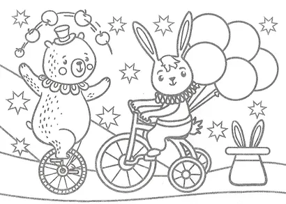 Мини-раскраска "Кроличьи фантазии" - фото 3