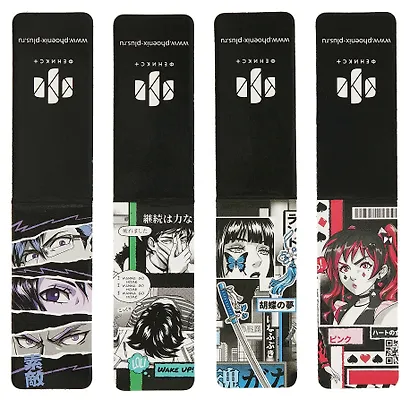Закладки для книг 04шт "Аниме" магнитные - фото 2