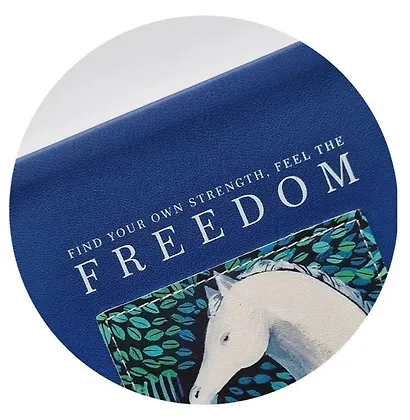 Ежедневник дат. 2026г. А5 176л 140x200 мм "Art" синий, иск.кожа, интегр.переплет, скругл.углы - фото 3