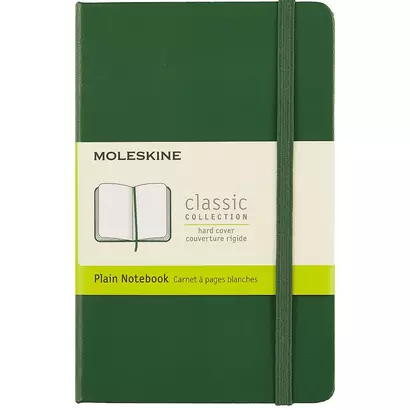 Записная книжка Moleskin Classic Pocket, твёрдая обложка, зелёная, 96 листов, А6 - фото 1