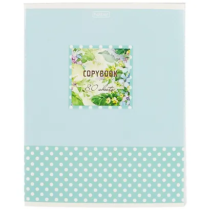 Тетрадь в клетку Hatber, "Цветочная акварель", 80 листов, в ассортименте - фото 3