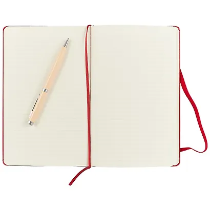 Книга для записей Moleskin Classic Large, твёрдая обложка, красная, 120 листов, А5 - фото 3