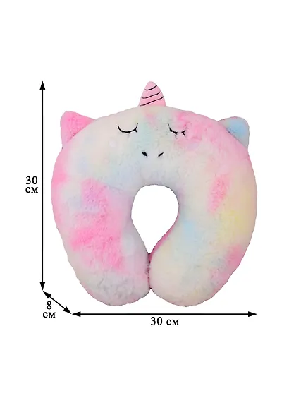 Подушка на шею «Единорог», (30х30 см), (градиент) - фото 2