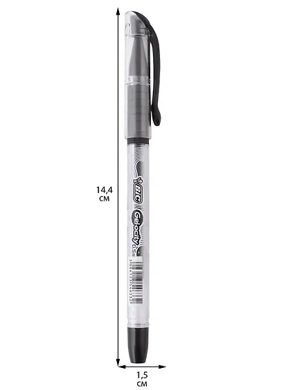 Ручка гелевая Bic, Gelocity Stic, черная 0,5 мм - фото 2