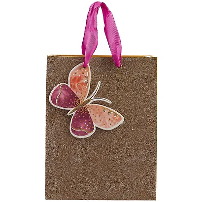 Пакет А5 23*18*12 Бабочка жен., бум.мат.ламинат - фото 2