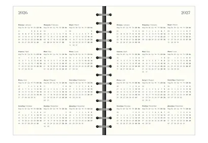Ежедневник дат. 2026г. А5 176л 140x200 мм "Fortune" белый, иск.кожа, интегр.переплет, тисн.фольгой, полускр. спираль, тонир.блок, на кнопке - фото 9