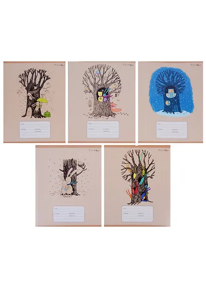 Тетрадь в клетку Unnika, "Сказочный лес", 24 листа, в ассортименте - фото 7