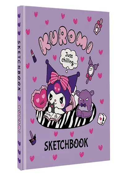 Kuromi. Sketchbook (розовый) - фото 2
