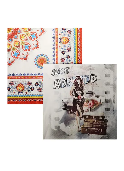 Набор для творчества Салфетки для декупажа Только что приехала - 2 шт. - фото 1