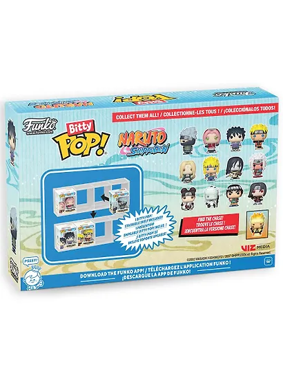 Набор Funko Bitty POP! Naruto Shippuden Minato+Orochimaru+Tsunade+Jiraiya w/Chase (4шт) (89864) - фото 2