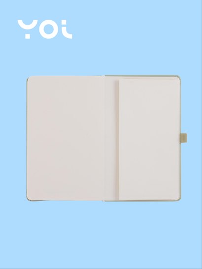 Скетчбук 13*21 80л "Yoi" оливковый, 140г/м2, слоновая кость, тв.обл., Yoi - фото 3