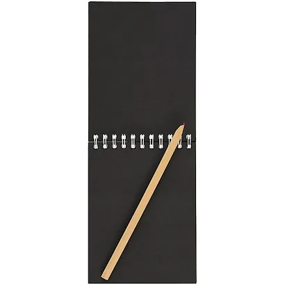 Скетчбук А6 30л "Волна" черн.внутр.блок, 120г/м2, гребень - фото 2