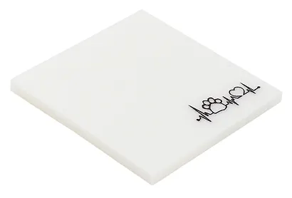 Блок бумаги 70*70 самоклеящийся 50 листов, "Love animals", в ассортименте - фото 11