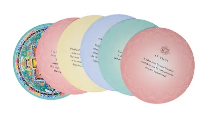 BUDDHISM ORACLE CARDS: THE SCIENCE OF PEACE AND HAPPINESS (52 карты+инструкция) - фото 3