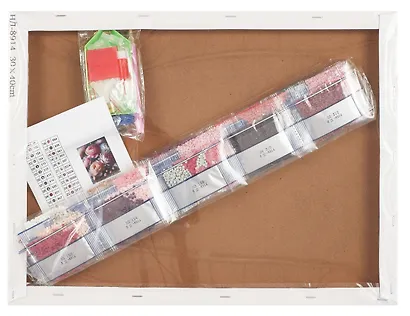 Алмазная мозаика. Классическая, с подрамником, с полным заполнением. Огромные пионы 30х40, 30 цветов - фото 4