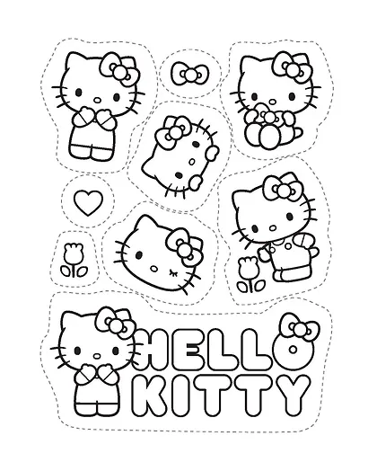 Hello Kitty: стикербук - фото 12