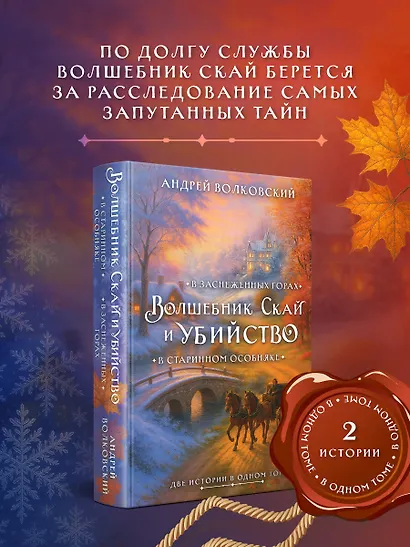 Волшебник Скай и убийство. Две истории в одном томе: Убийство в старинном особняке и Убийство в заснеженных горах - фото 4