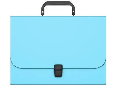 Портфель пластиковый "Matt Pastel Mint" 372*252*42, мятный, ErichKrause - фото 1