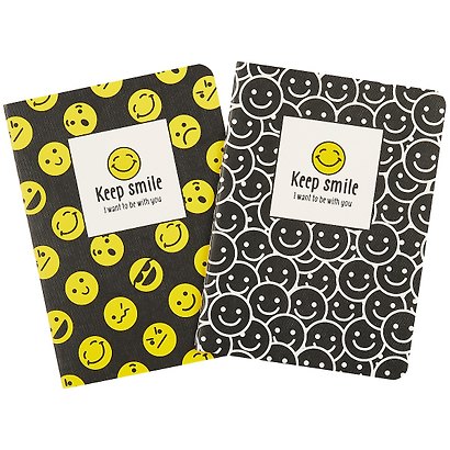 Записная книжка «Keep smile» А6, 24 листа в клетку, сшивка, Languo, в ассортименте - фото 5