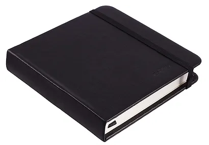 Скетчбук 12*12 80л "Schiller" черный, 140г/м2 слоновая кость, тв.обл., Schiller - фото 2