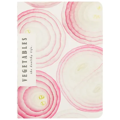 Записная книжка «Vegetables» А6, 24 листа в клетку, сшивка, Languo, в ассортименте - фото 3