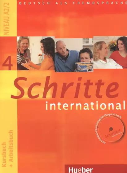 Deutsch als Fremdsprache. Kursbuch + Arbeitsbuch. Schritte 4 international + CD - фото 1