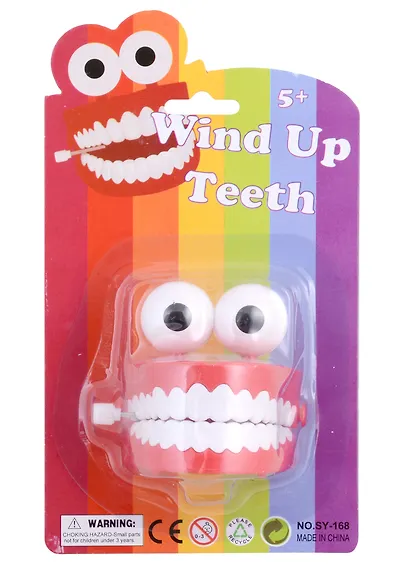 Игрушка Зубы с глазами, заводная - фото 2