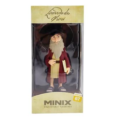Коллекционная фигурка Леонардо да Винчи (12см) (Minix) (16105) - фото 3