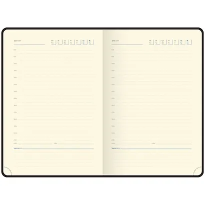 Ежедневник недат. А5 136л "Fuze. Фиолетовый" иск.кожа, цветной срез - фото 7