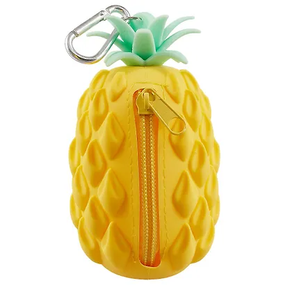 Пенал на молнии «Ананас», 7 х 12.5 см - фото 2