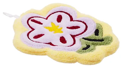 Полотенце Цветок сиреневый (флис) (20х24) (12-towel-202508-4) - фото 3