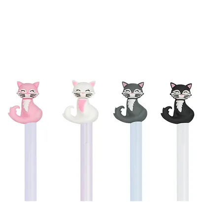 Ручка шариковая синяя "Purr" в ассортименте, Meshu - фото 3