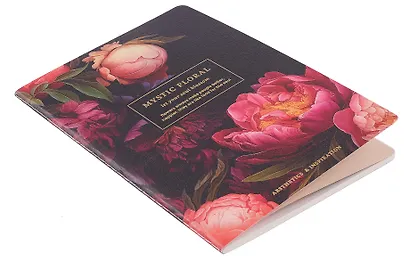 Тетрадь 40 листов в клетку "Blossom. Bouquet on black", сшивка - фото 2