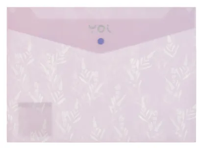 Папка-конверт А4 на кнопке "Lavender", ассорти, Yoi - фото 6