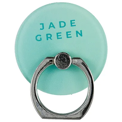 Держатель-кольцо для телефона Jade Green (металл) (коробка) - фото 1