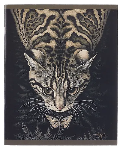 Тетрадь 96л кл. "В мире дикой природы" мел.картон, тиснение фольгой "Серебро", ассорти - фото 2