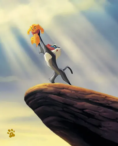 Король Лев. Путь короля. Книга для чтения (с классическими иллюстрациями) - фото 9