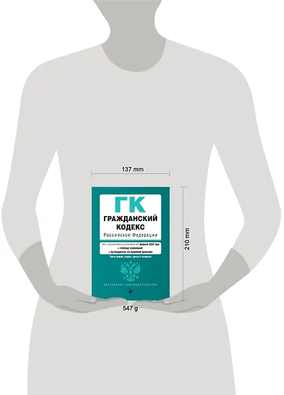 Гражданский кодекс РФ. Части 1, 2, 3 и 4. В ред. на 01.02.24 с табл. изм. и указ. суд. практ. / ГК РФ - фото 5