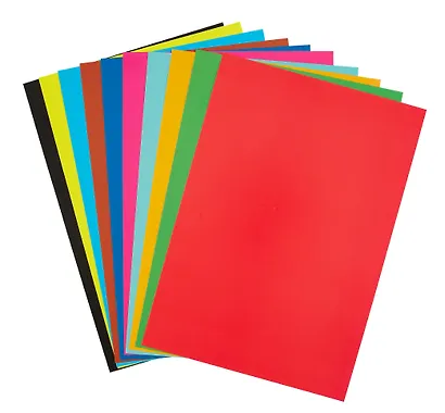 Картон цветной 10 цветов 10 листов А4 "Влад А4" лакированный, в папке - фото 3