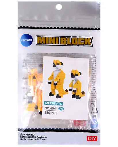 Конструктор "Сурикаты", 156 элементов, пластик, во флоупаке - фото 1