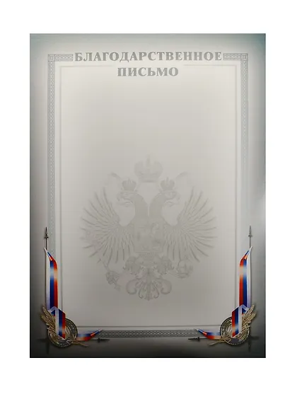 Бланк «Благодарственное письмо», А4 - фото 2