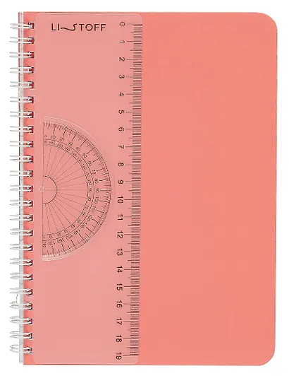 Тетрадь в клетку Listoff, "Коралловая тетрадь", А5, 80 листов - фото 1