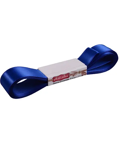 КТ Лента атласная 2см*4 ярда,329-cobalt - фото 1