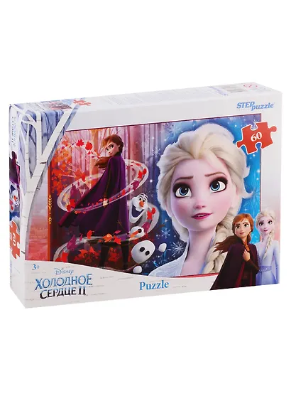 Пазл Disney Холодное сердце - 2 Step puzzle 60эл - фото 1